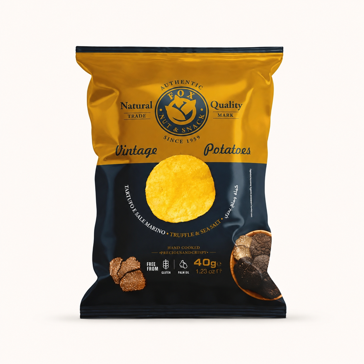 Gavekurv med øl, gourmetchips & søde fristelser